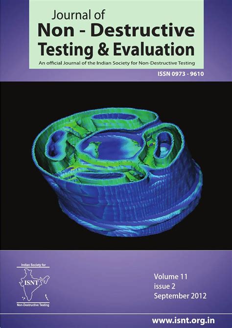 non destructive testing and evaluation impact factor|nondestructive testing and evaluation journal.